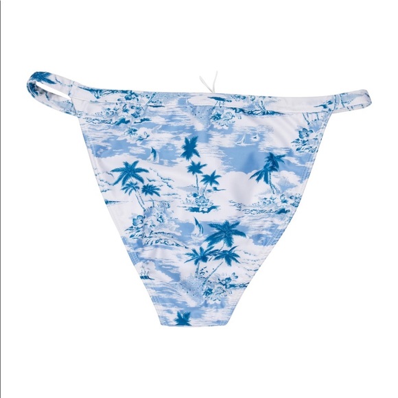 Reformation Swimwear Island Print Bikini Bottoms size medium (new without tags) - Picture 2 of 8